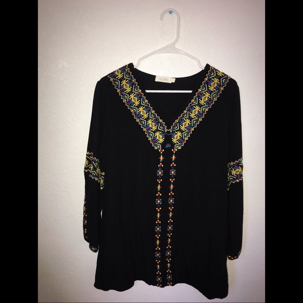Embroidered Blouse/Dress from Mexico